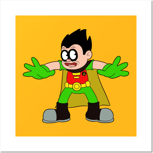 Robin Wall Art by Style cuphead 